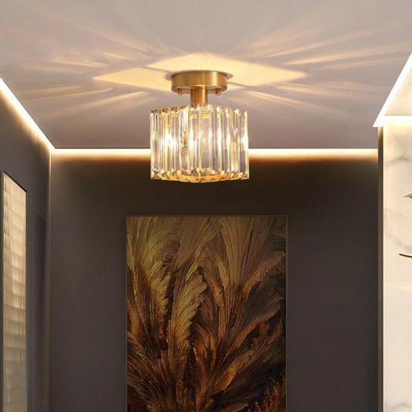 

ceiling lights square led kitchen lamp luminaria for laundry hallway staircase surface crystal light porch copper bar cafe