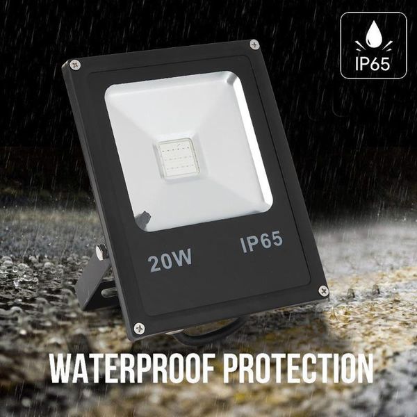 

floodlights waterproof led spotlights ip65 remote garden home professional lamps thickened base elaborate durable design