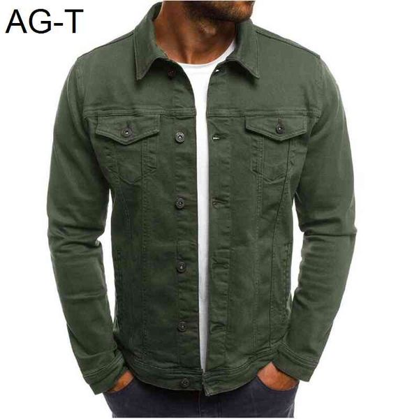 

new fashion designer coats mens denim jacket slim men denim jacket solid male jean jackets men cowboy outwear clothing hip hop streetwear, Black;brown