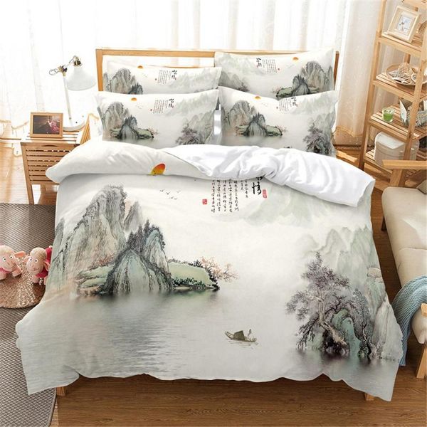 

bedding sets 3d hill set  duvet cover bed cotton bedroom