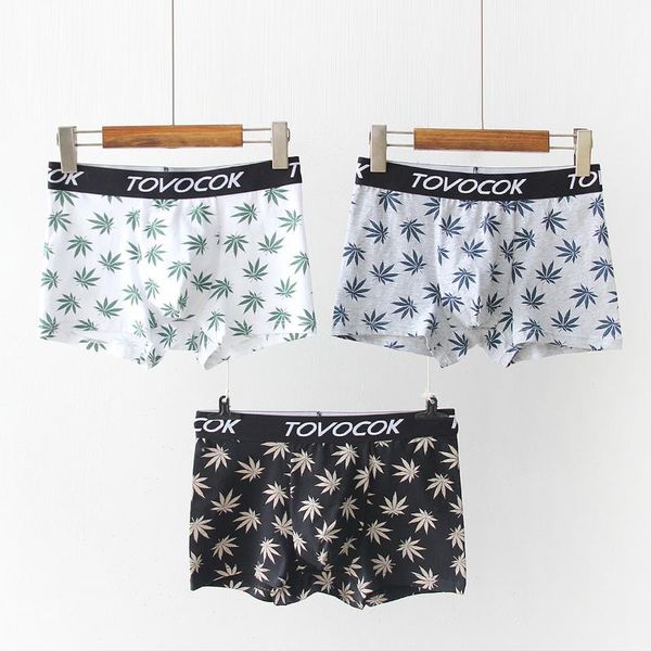 

underpants men's boxer panties art model cotton pants with breathable and comfortable inner liner shorts, Black;white