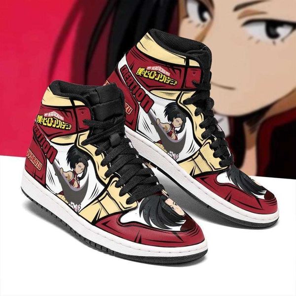 

momo yaoyorozu my sneakers skill hero academia anime shoes pt04