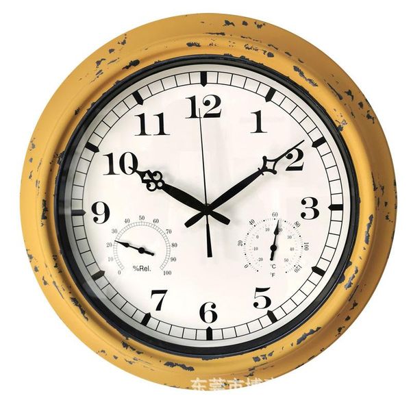

wall clocks luxury large clock vintage metal home decoration silent watches creative bathroom kitchen living room decor