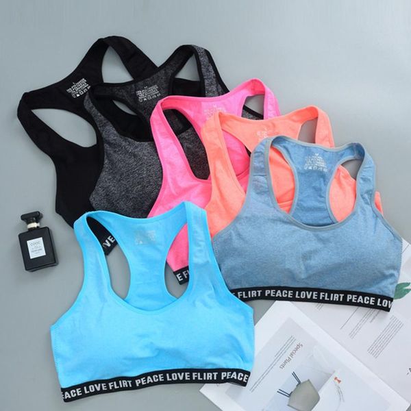 

gym clothing women letter print sports bra push up fitness yoga underwear sport for breathable running vest wear bh, White;black