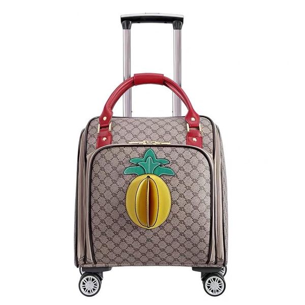 

Suitcases 2021 Vintage Gray Rolling Luggage Women Carry-Ons Boarding Bag Fashion Travel Suitcase Men Spinner Brand Trolley