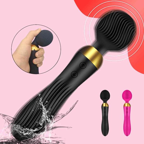 NXY Vibratörler 18 Hızlar Güçlü AV Vibratör Sihirli Değnek G Spot Masaj Seks Makinesi Dildo Mallar Seks Oyuncakları Kadınlar Yetişkinler Klitoris Stimülatörü 1119