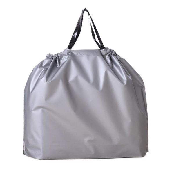 

storage bags frosted clothing store clothes bag eva beam mouth packaging takeaway catering logo printing