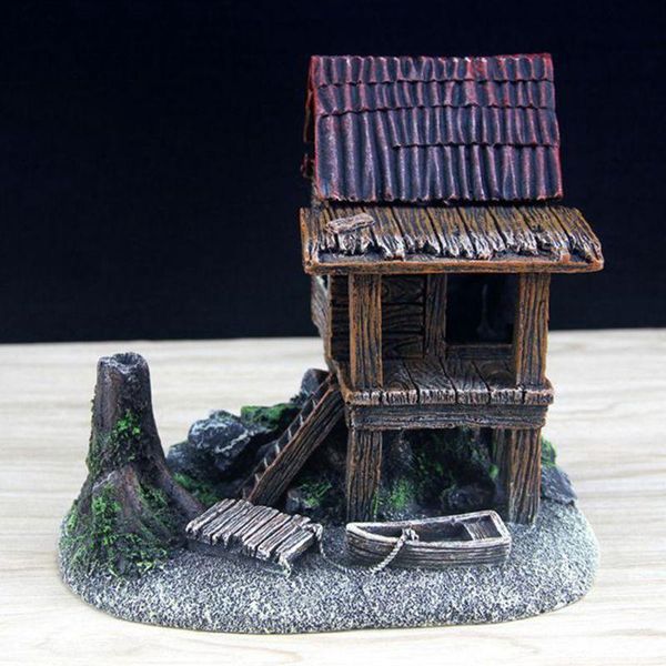 

aquarium decoration house castle shelter underwater landscape fish tank ornament drop decorations