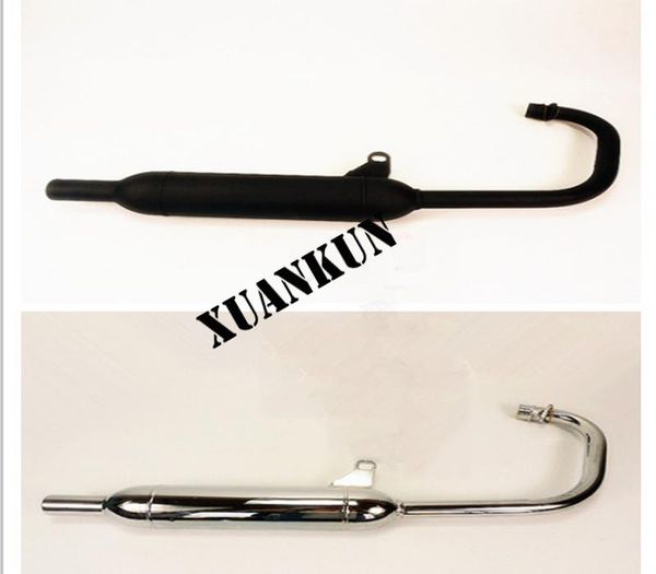 

motorcycle exhaust system xuankun cg125 modified plating color matte black
