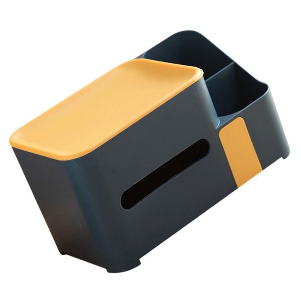 

tissue boxes & napkins 1pc paper storage box multi-purpose container desktop