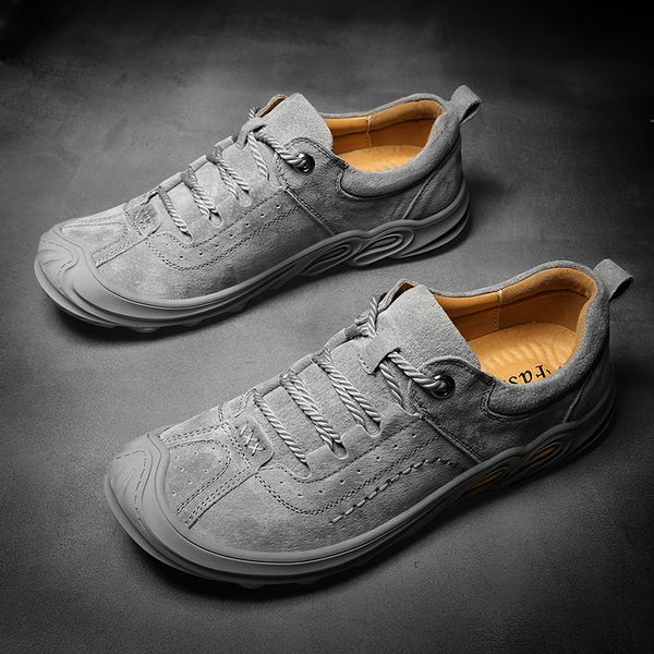 

mens-shoe fashionable roller shoes men's casual shoe stylish grey brown outdoor sports p70