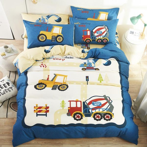 

bedding sets cute cartoon children's 3-piece set of 4-piece sheet quilt cover pillow case