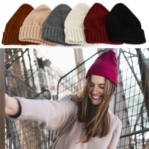 

beanies fashion warm winter hat for female hip-hop beanie man woman ski skullies cap girls boys knitted casual bonnets