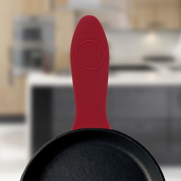 

disposable gloves 2021 thickened silicone pot handle cover anti-slip soft 1pc