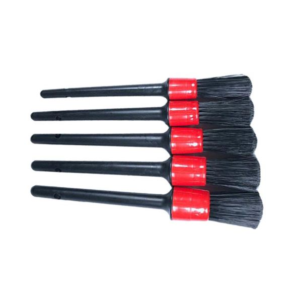 

car sponge 5pcs cleaning brush set detail for automotive wheels rims interior and exterior