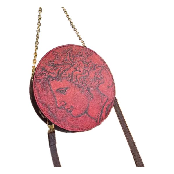 

designer handbag tote shoulder bags crossbody fashion new high-quality handbags ladies one-shoulder messenger round cake bag