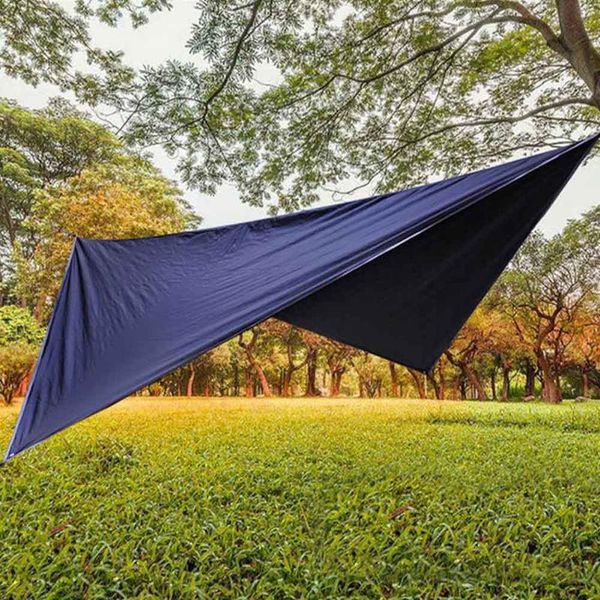 

awning hammock outdoor diamond camping mat multi-function waterproof sunscreen plaid fabric edf88 tents and shelters