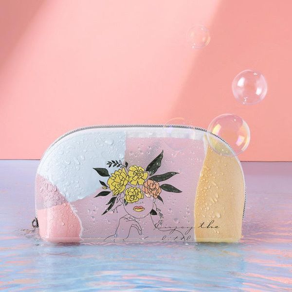 

storage boxes & bins organizer for cosmetics large capacity tpu plastic container bathroom bag makeup travel portable hand