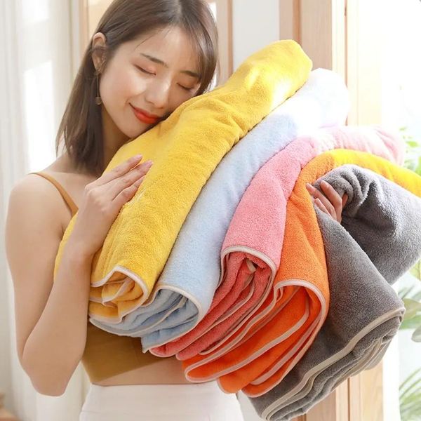 

towel 90x180cm large bath microfiber quick dry face towels women beach cover up blanket home spa soft absorbent bathrobes sets