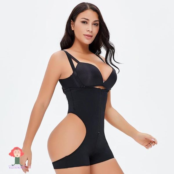 

belts women buttlifter shaper pantiesbootyseamlessfull body shapewear backless bodysuit modeling strapcorrectiveunderwear gorset, Black;brown