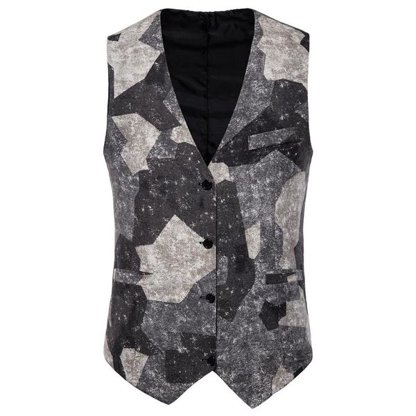 

men's vests fall winter jacket vest casual sleeveless ethnic style suit wedding mj167, Black;white