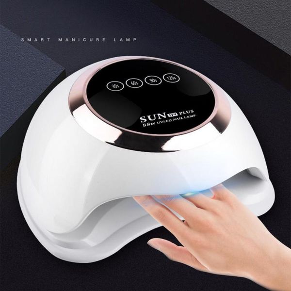 

nail dryers 88w uv led lamp quick curing gel polish with 4 timer setting professional dryer suitable salon and home