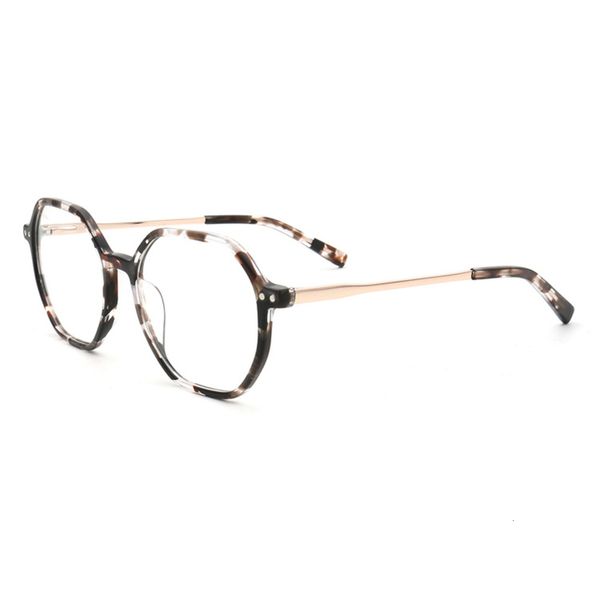 

clip sunny sunglasses polygonal full frame glasses sheet metal, Black