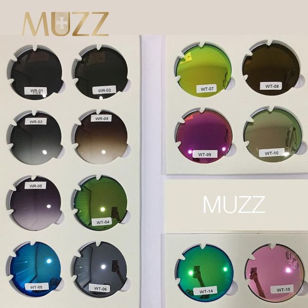 

sunglasses cases & bags muzz 1.56 index mirror colorful myopia eyeglasses lenses 1.61 prescription lens cr-39 uv protection sun glasses 2pcs