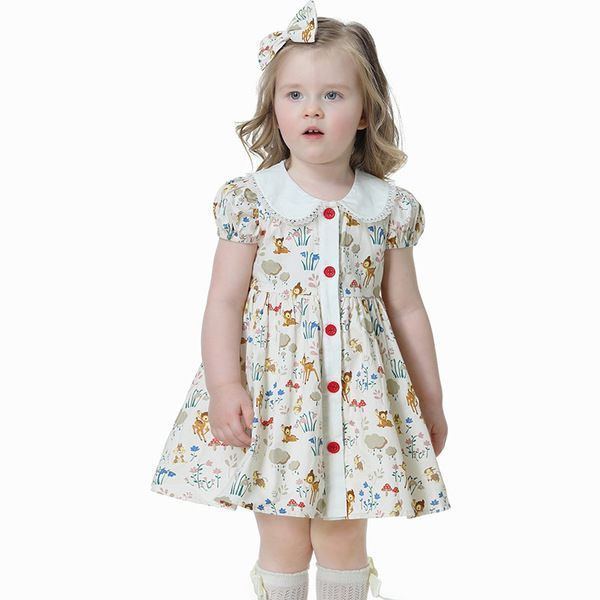 Vestito da bambino Lolita spagnolo Ricamo Abiti da ragazza Bambini Principessa per bambini Vestiti per la prima festa di compleanno Abiti per ragazze appena nati Q0716