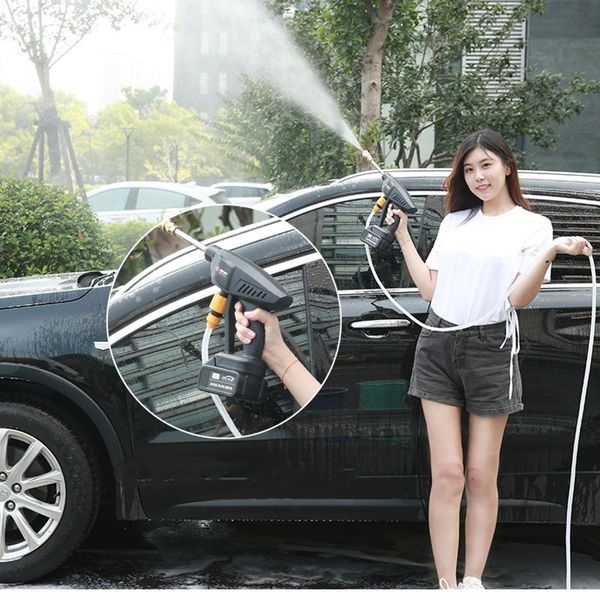 

water gun & snow foam lance 300w wireless high pressure washer battery portable generator washing machine dry cleaning car accessori
