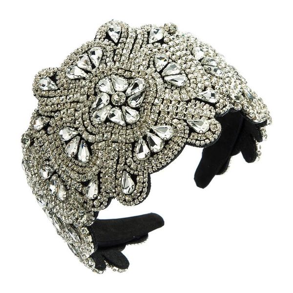 

hair clips & barrettes super luxury gypsophila band wedding bridal headdress personality crystal rhinestone women's accessories for gir, Golden;silver