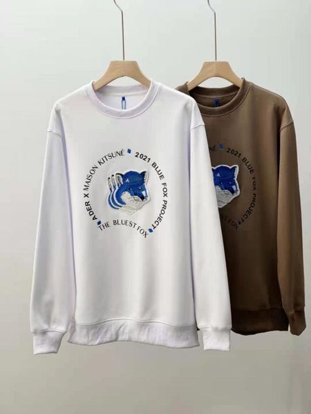 

men's hoodies & sweatshirts ader error 21 embroidery loose and women's casual wild couple travel hoodie, Black
