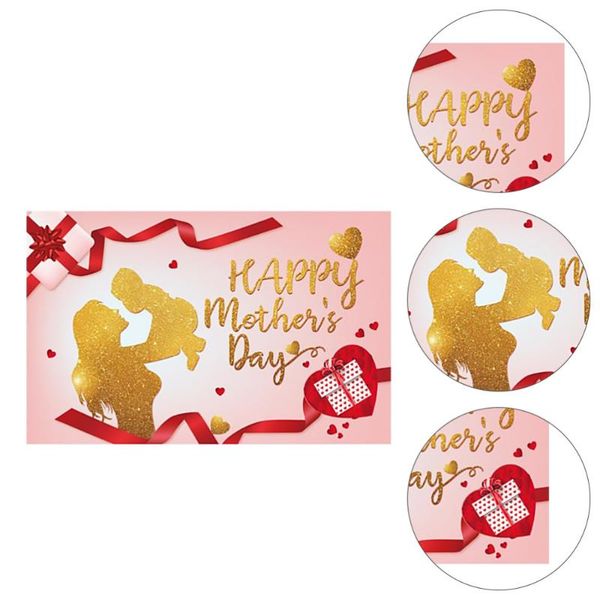 

party decoration 1pc decorative backdrop mother's day props hanging background