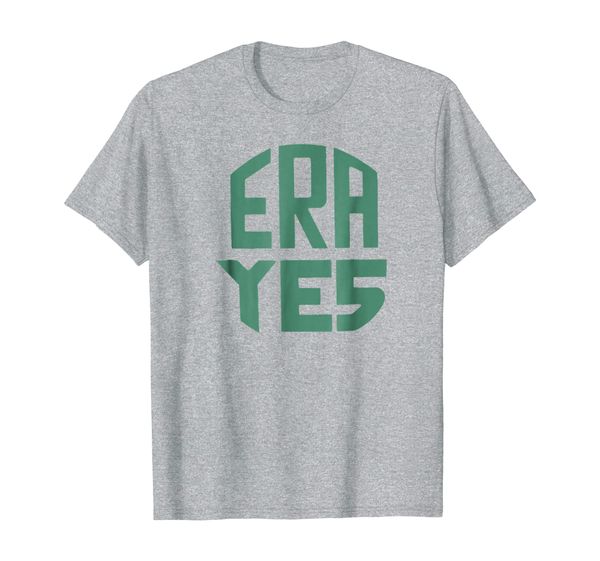 

era yes equal rights amendment vintage feminist t shirt gift, White;black
