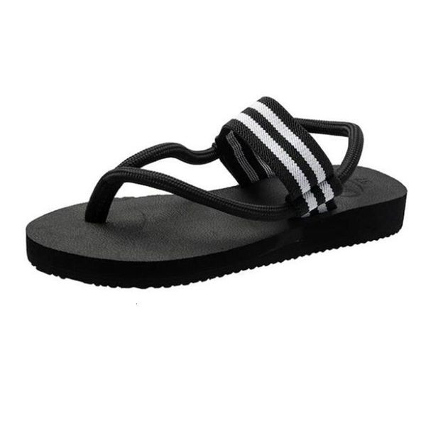 

sandals woven strap fashion outdoor beach shoes slippers women flat ladies nylon rope flip flops sandal summer p9 vqhn, Black
