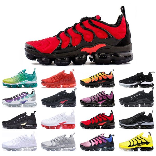 

tn plus running shoes man woman triple white sunset lemon lime red black red shark tooth aurora green fury cool grey hyper violet bumblebee