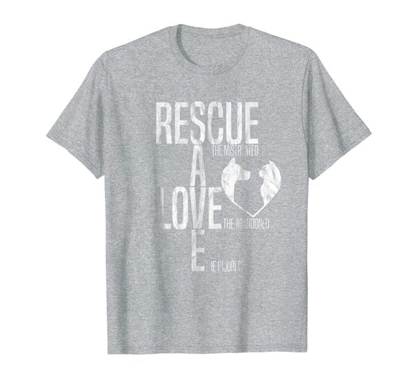 

rescue save love t-shirt funny dog cat animal rescue tee, White;black