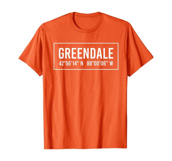 

GREENDALE WI WISCONSIN Funny City Coordinates Home Gift T-Shirt, Mainly pictures