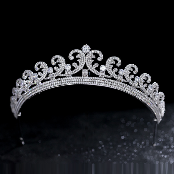 

bridal veils luxury headpiece crowns hair accessories, Black