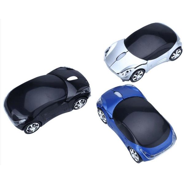 

mice cool 2.4g wireless car mouse cartoon sports poelectric bubble bag package without battery