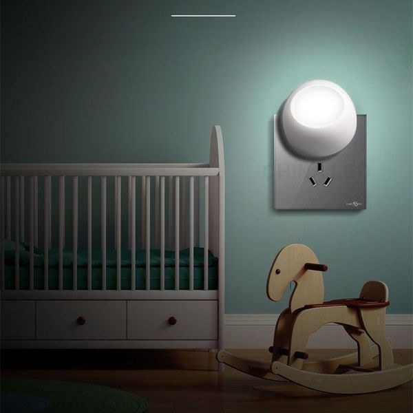 

night lights led light 110v 220v controlled eye protection energy saving bedroom sleeping baby feeding bed aisle