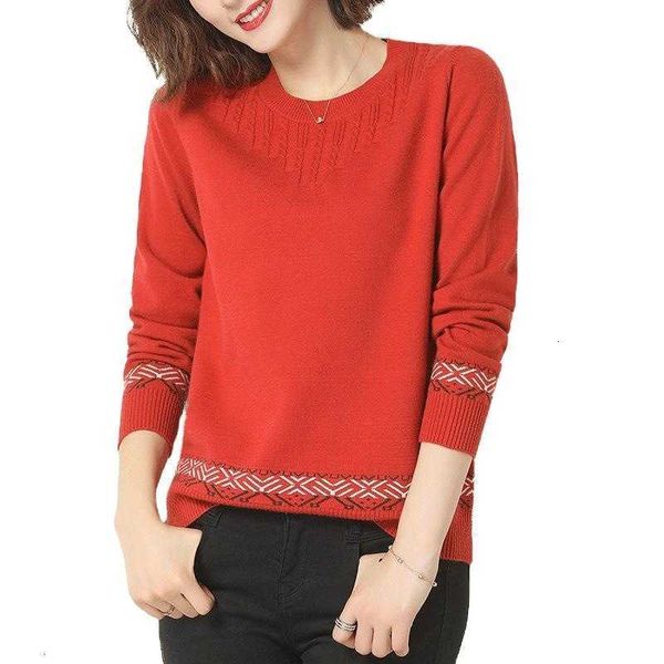 

women's sweaters autumn basic office ladies print sping female pullovers knitted o neck casual jumpers woman clothing vevb, White;black