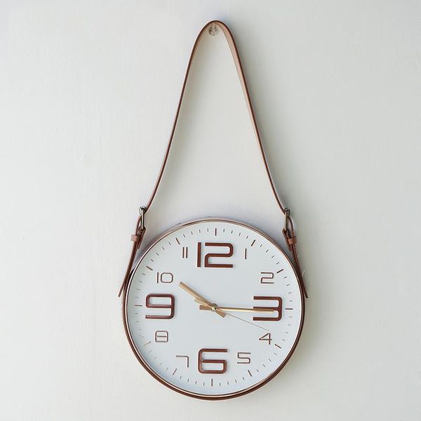 

wall clocks nordic art clock outdoor silent simple vintage creative digital living room watch grosse horloge home decor mm60wc