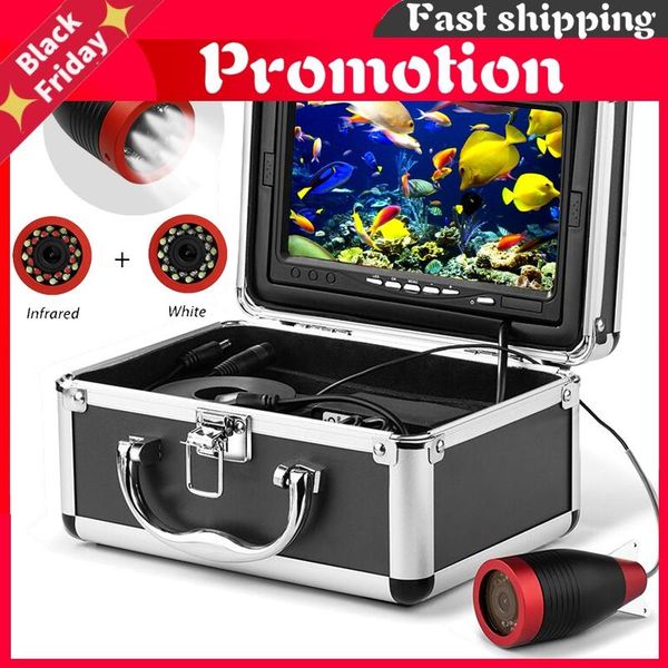 

fish finder fishing camera 7.0 inch 15m 1000tvl underwater 12pcs infrared+12pcs white leds lamp fishfinder for