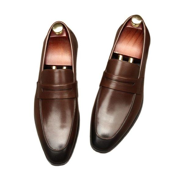 

dress shoes formal man, set foot round head, made of pure leather, english style, wedding wear, oxford shoes, love,, Black