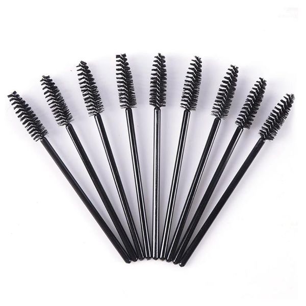 

disposable 50 pcs/pack eyelash makeup brush diamond handle mascara wands extension tool make up brushes curler1