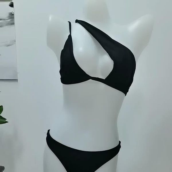

women's swimwear wholesale women fashion two piece white color underwire gathered bikini, White;black