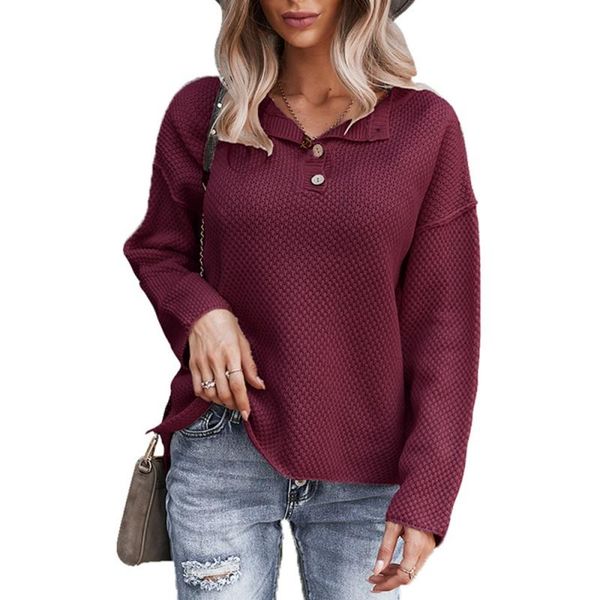 

women's sweaters selling fashionable chic commuter sweater autumn & winter turn-down collar pullover xawg1, White;black
