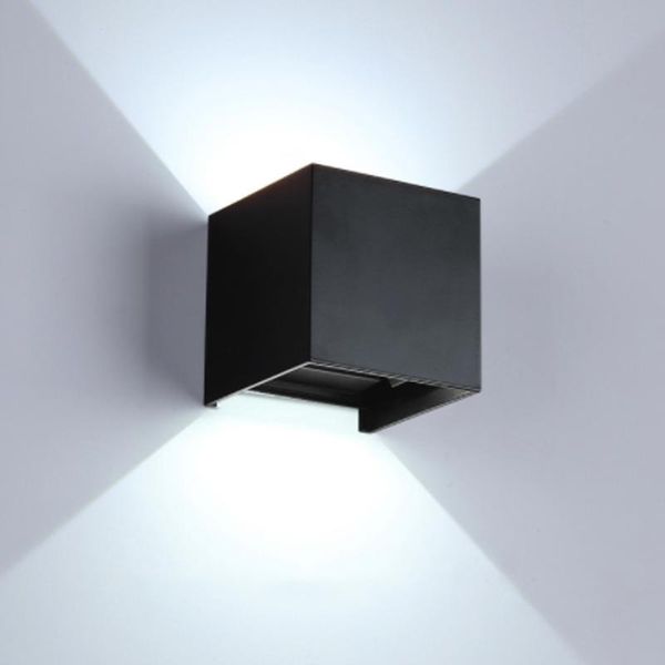 

modern wall lamp 12w led waterproof aluminum outdoor indoor light bedside bathroom tv background picture lamps