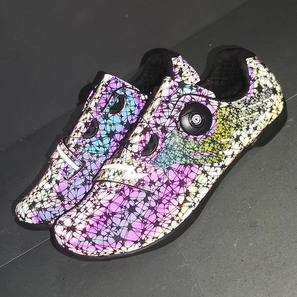 

men's and women's self-locking mountain bike road non-slip light bicycle riding shoes sapatilha mtb masculino com pedal clip cycli, Black